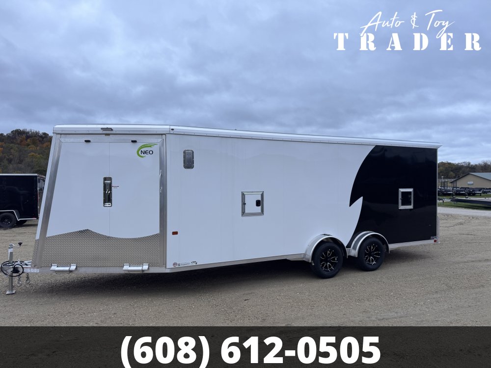 2026 NEO Trailers 7.5X25 Aluminum NASX Snowmobile Trailer