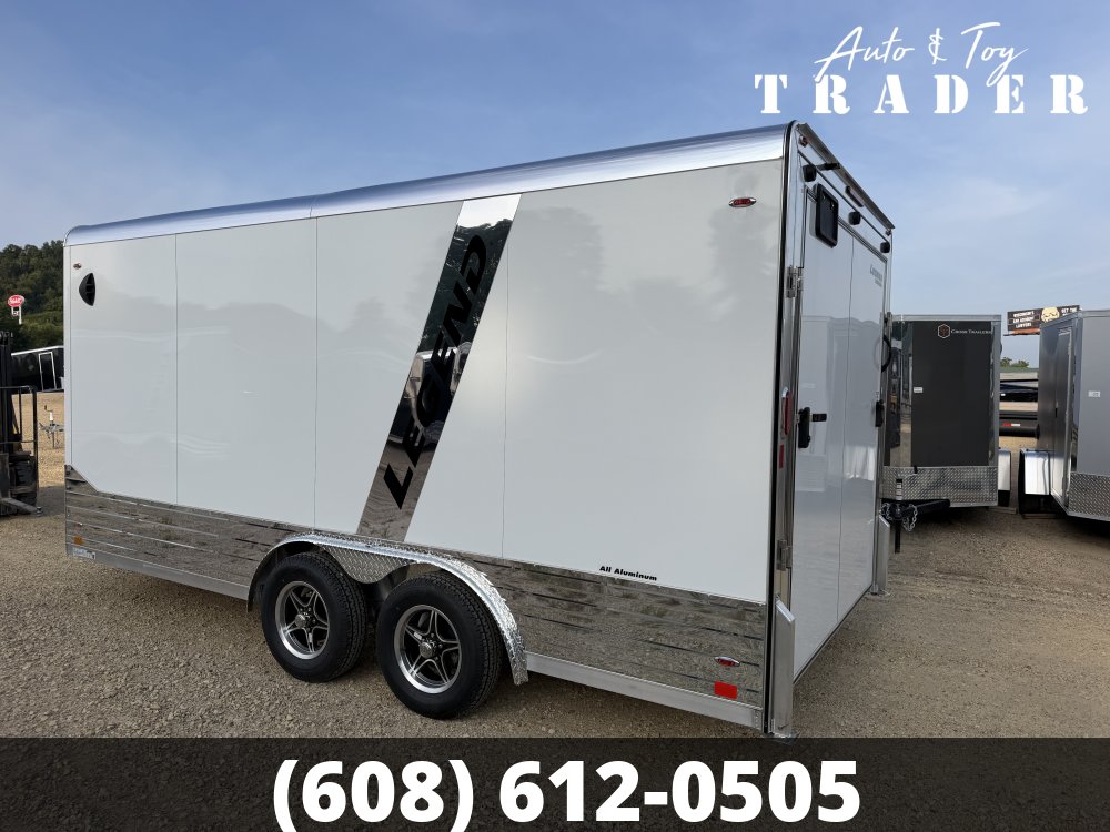2027 Legend Trailers 8X16 Aluminum DVN Cargo / Enclosed Trailer