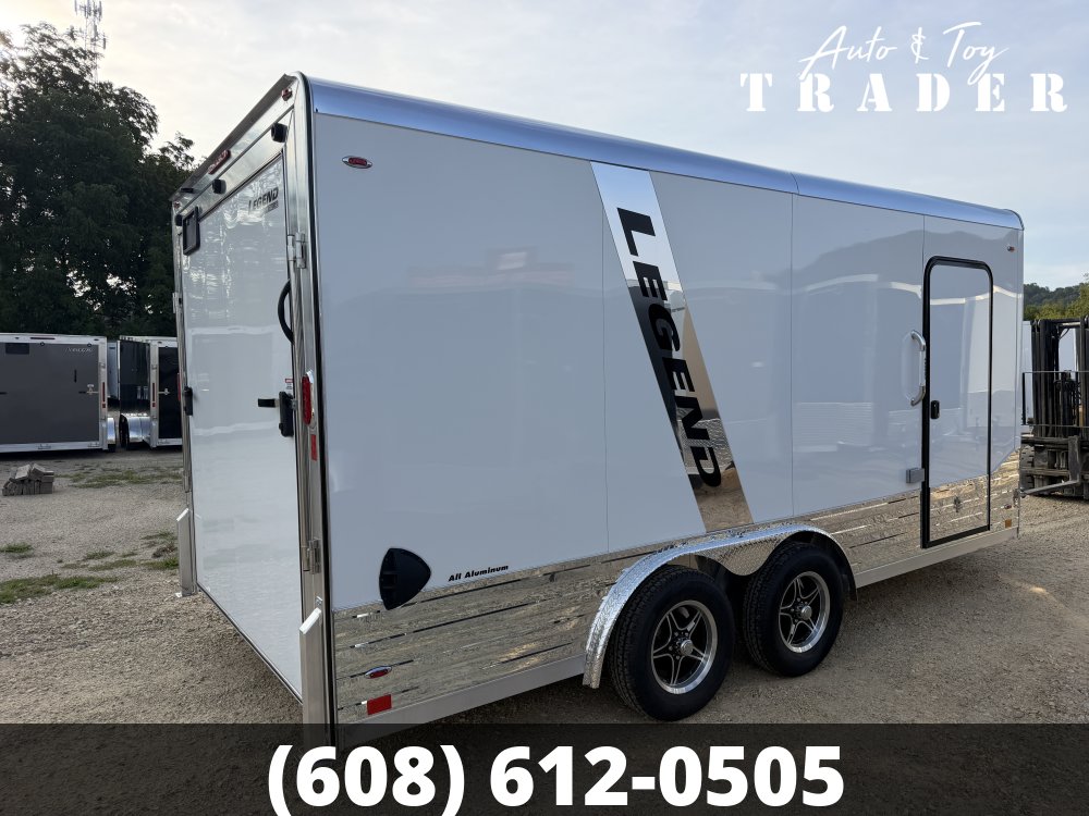 2027 Legend Trailers 8X16 Aluminum DVN Cargo / Enclosed Trailer