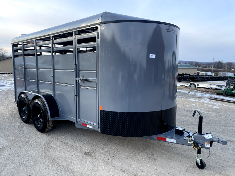 2025 Delta Manufacturing 6X16 Stock Trailer