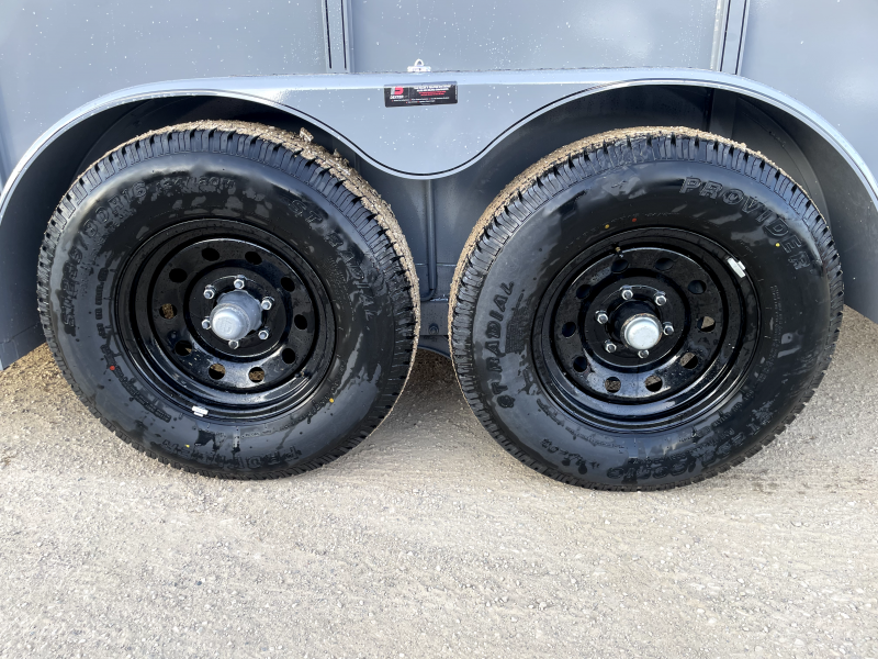 2025 Delta Manufacturing 6X16 Stock Trailer