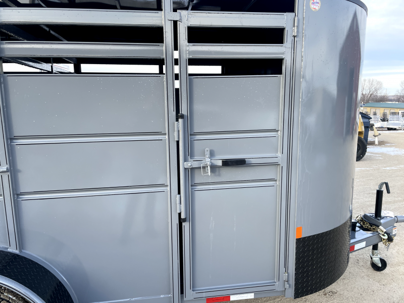 2025 Delta Manufacturing 6X16 Stock Trailer