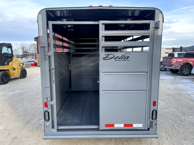 2025 Delta Manufacturing 6X16 Stock Trailer