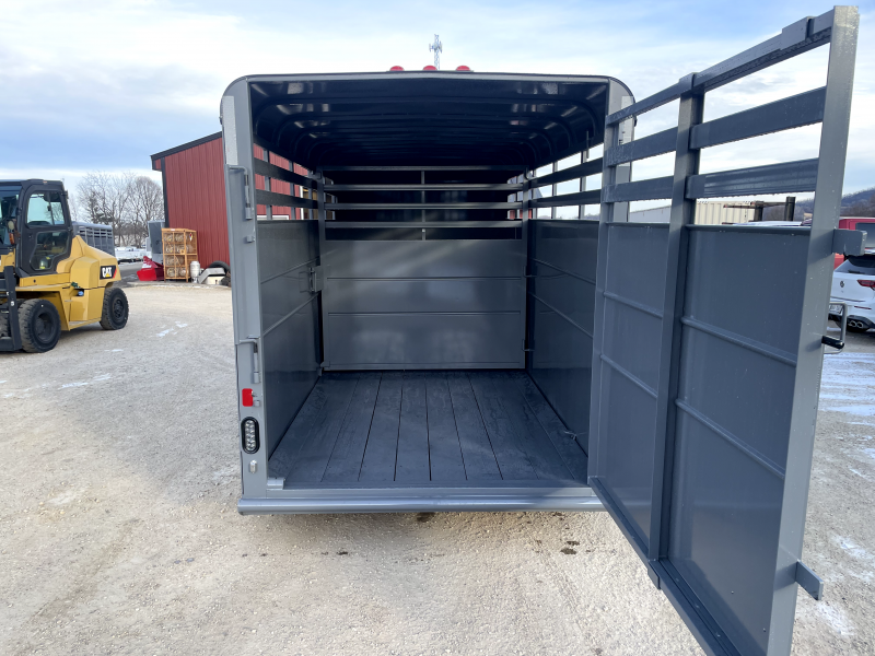 2025 Delta Manufacturing 6X16 Stock Trailer
