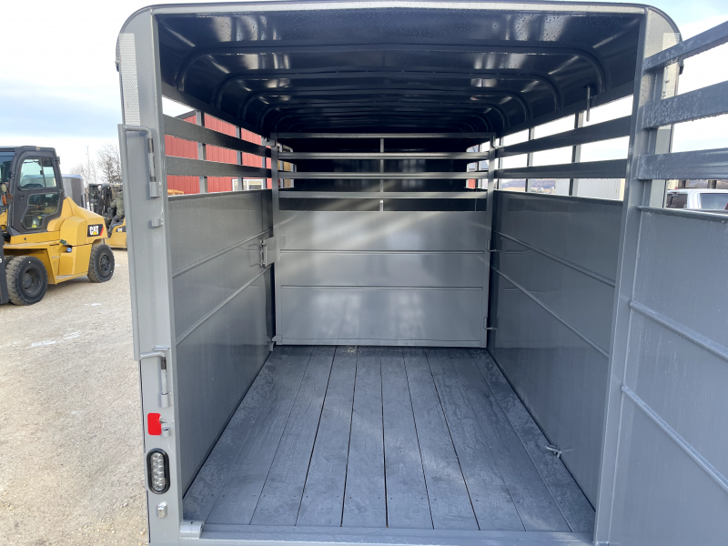 2025 Delta Manufacturing 6X16 Stock Trailer