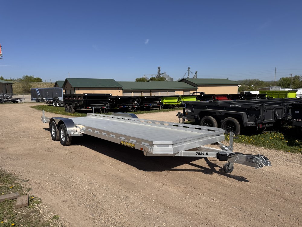 2026 Aluma 7824TA-EL-R-RTD Aluminum Utility Trailer