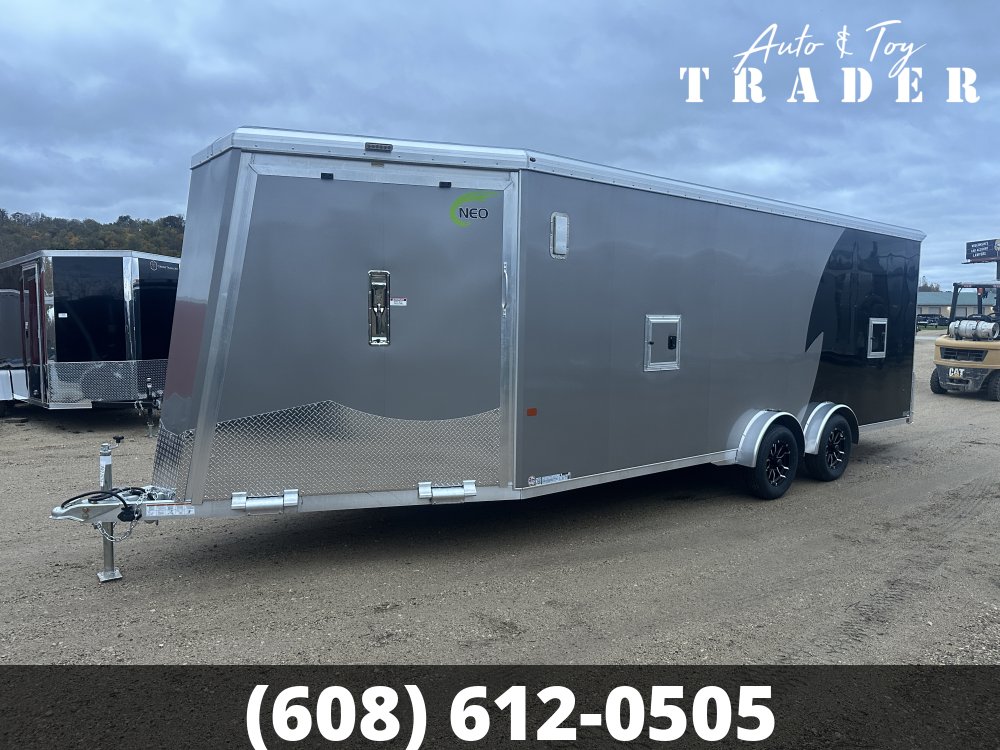 2026 NEO Trailers 7.5X25 Aluminum NASX Snowmobile Trailer