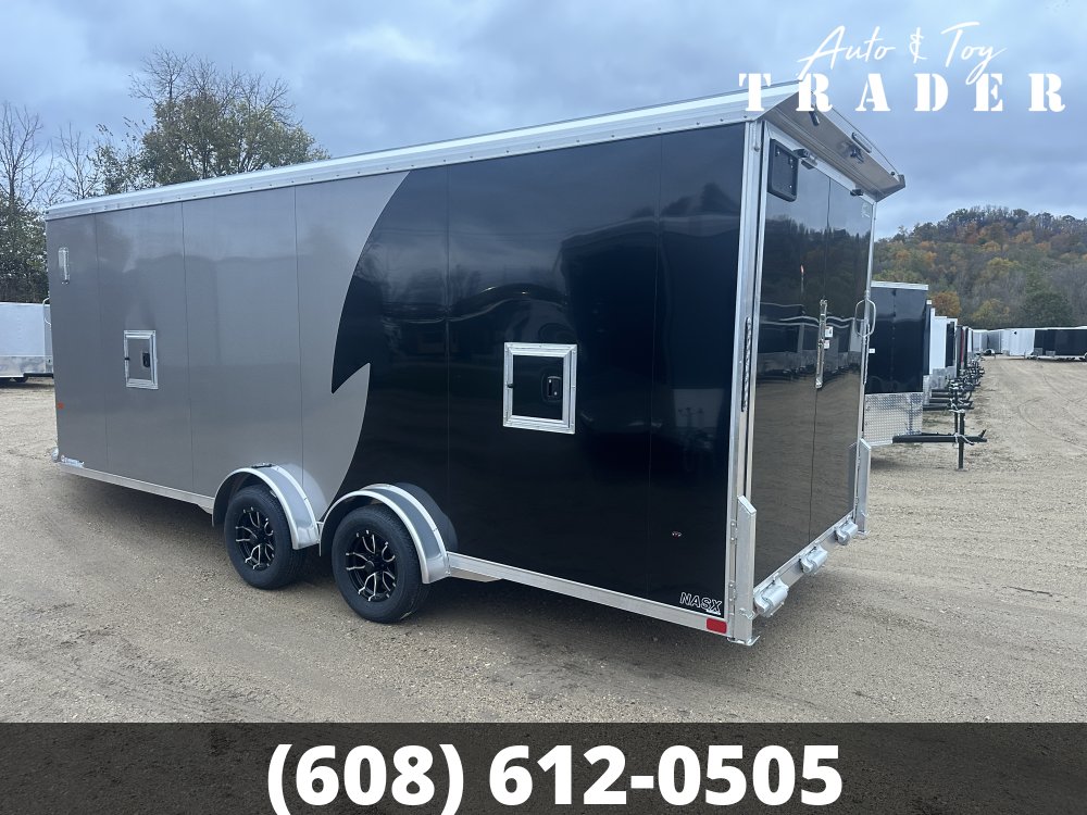 2026 NEO Trailers 7.5X25 Aluminum NASX Snowmobile Trailer