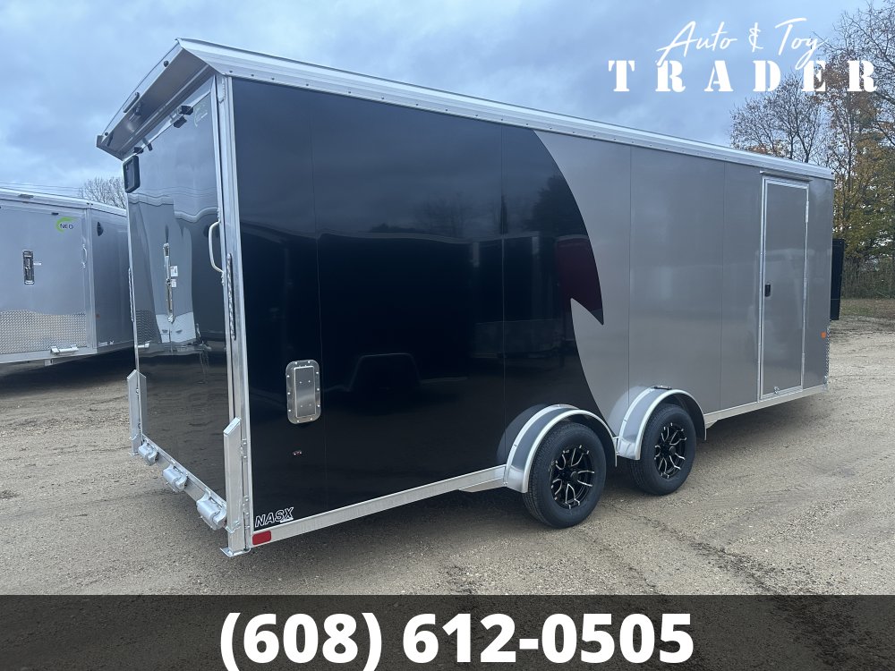 2026 NEO Trailers 7.5X25 Aluminum NASX Snowmobile Trailer