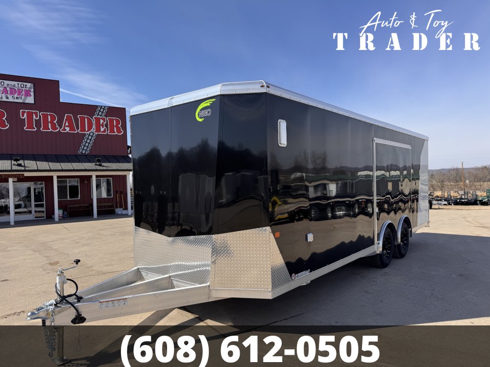 2026 NEO 8.5X24 NACX Aluminum Car Hauler Trailer