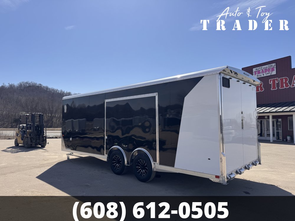 2026 NEO 8.5X24 NACX Aluminum Car Hauler Trailer