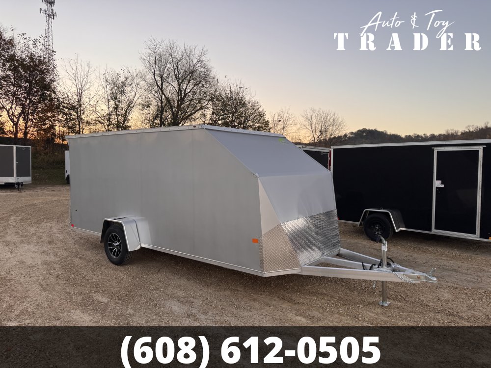 2027 NEO 7X16 NASB Aluminum Enclosed Snowmobile Trailer