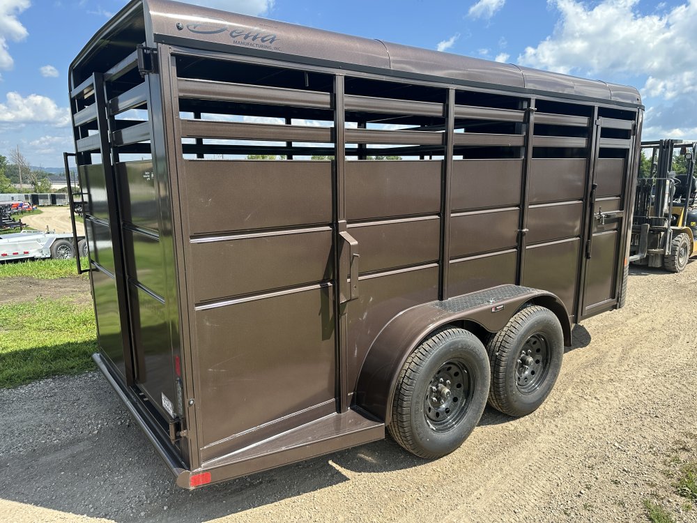 2025 Delta Manufacturing 6X16 Stock Trailer