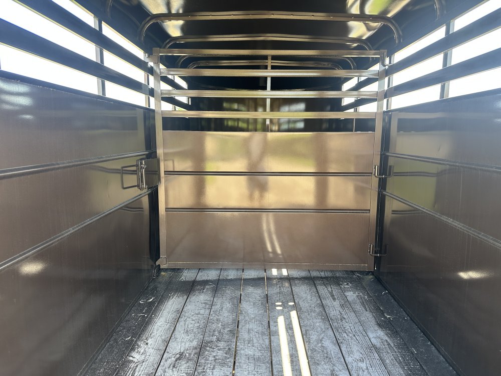 2025 Delta Manufacturing 6X16 Stock Trailer