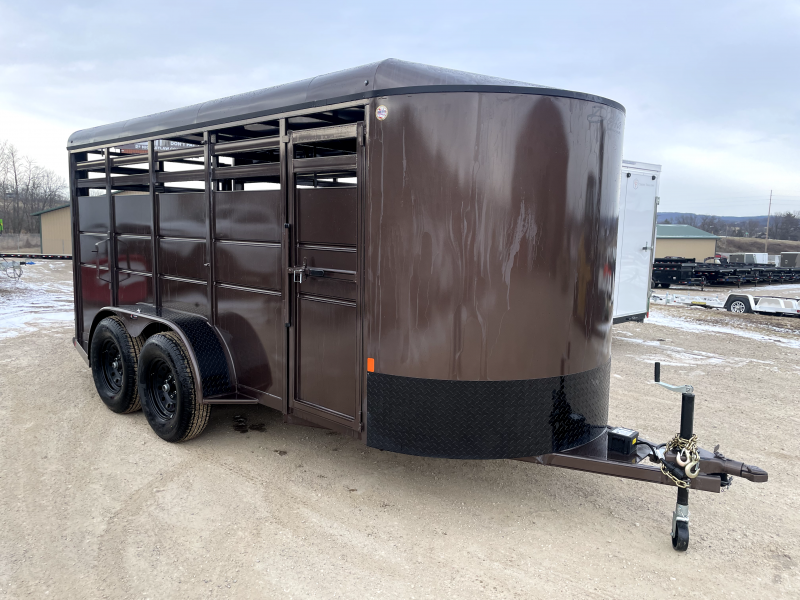 2025 Delta Manufacturing 6X16 Stock Trailer