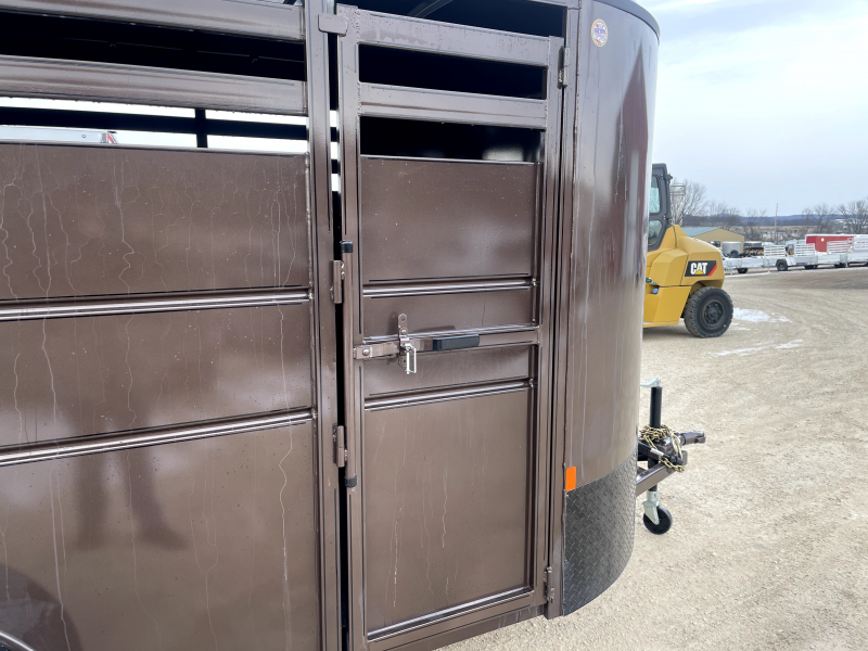 2025 Delta Manufacturing 6X16 Stock Trailer