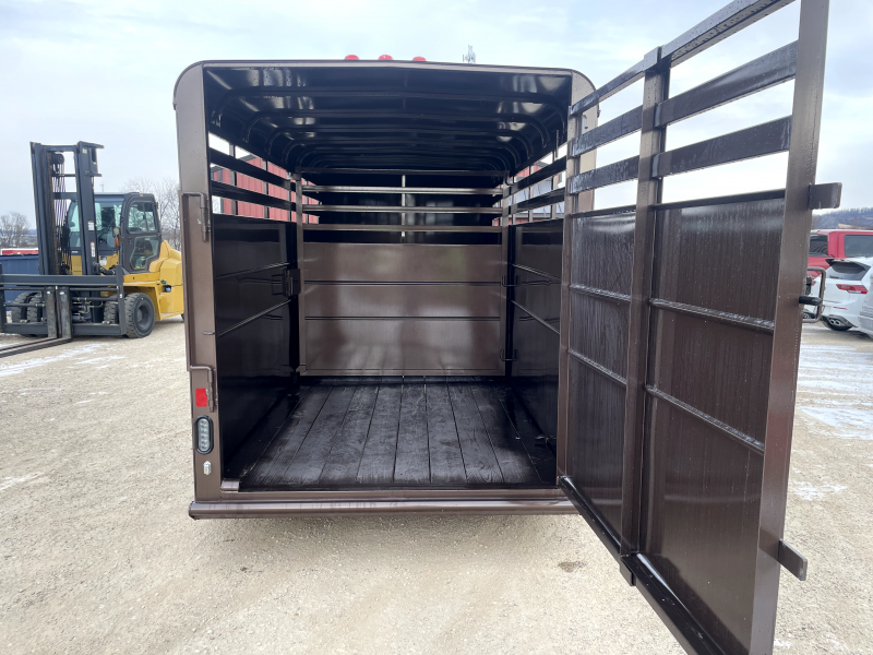 2025 Delta Manufacturing 6X16 Stock Trailer