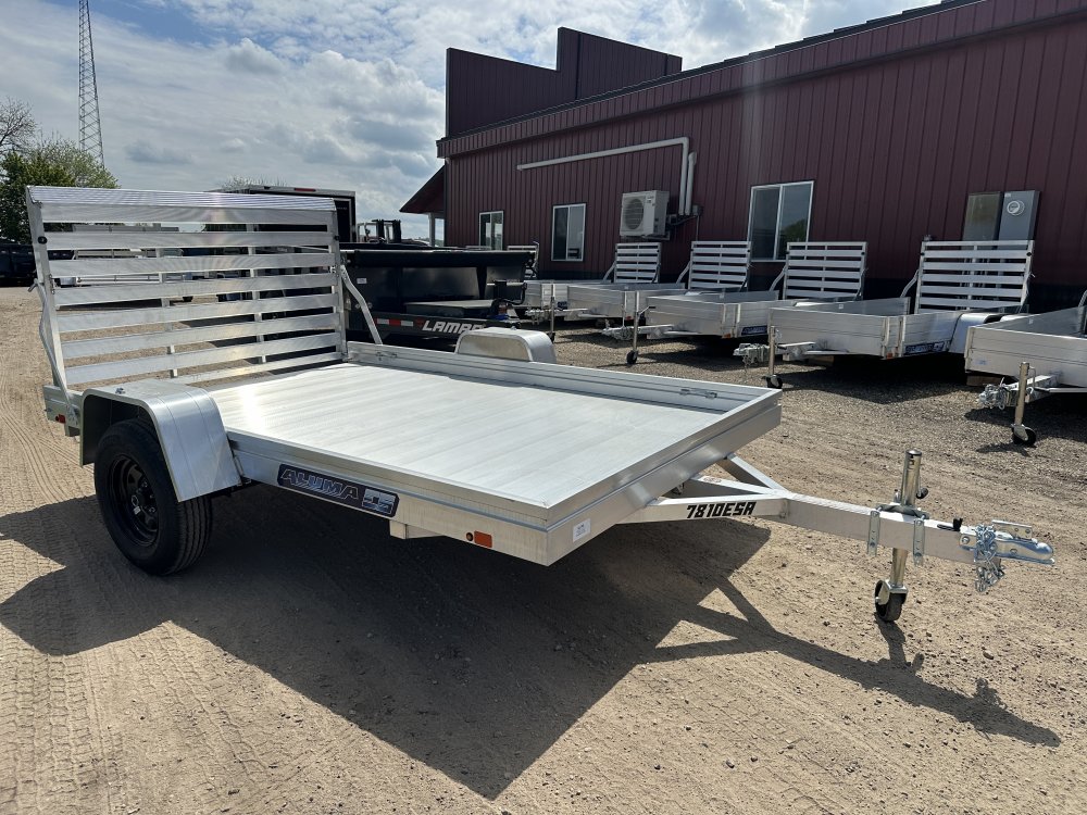 2025 Aluma 7810ESA-S-TG Aluminum Utility Trailer