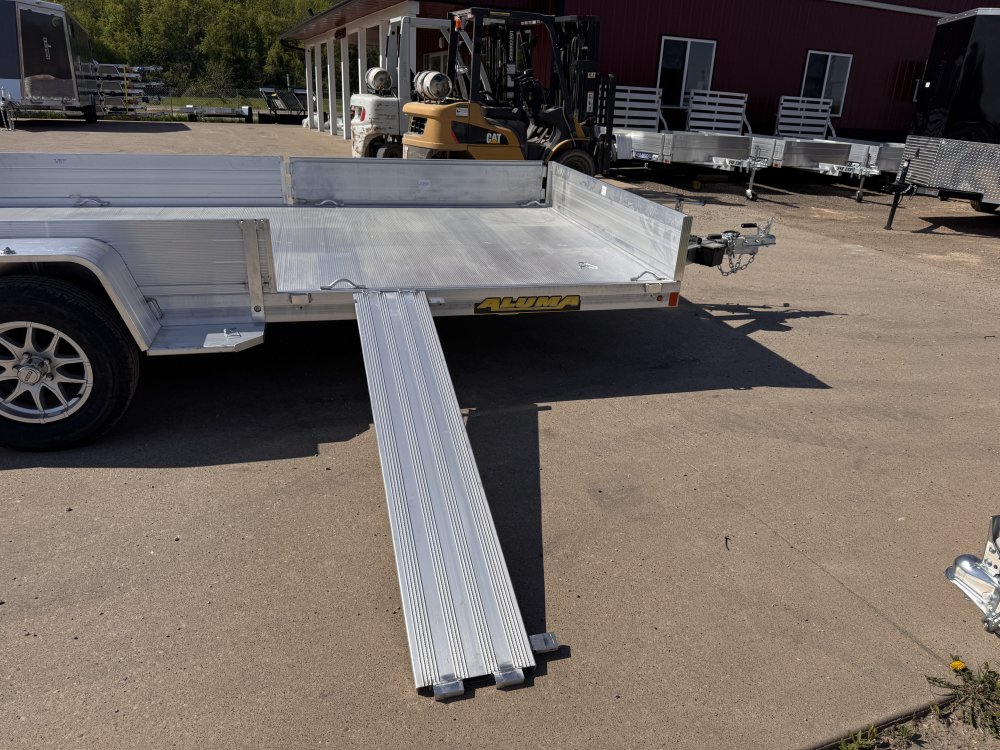 2026 Aluma 8115H-S-EL-R-BT-SR Aluminum Utility Trailer