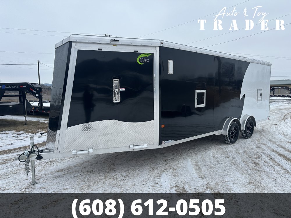 2026 NEO Trailers 7.5X25 Aluminum NASX Snowmobile Trailer