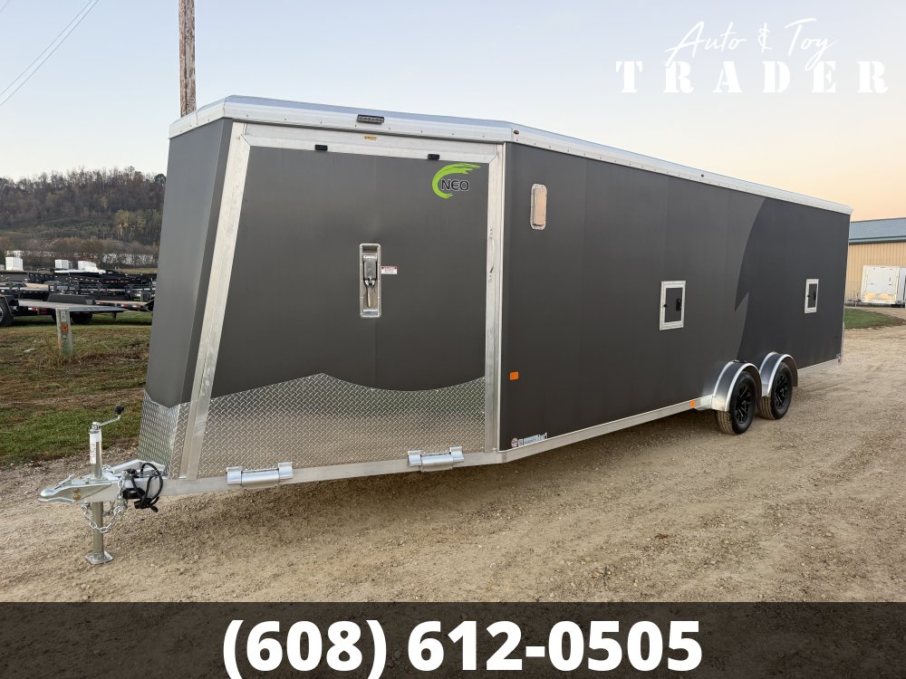 2027 NEO Trailers 7.5X29 Aluminum NASX Snowmobile Trailer