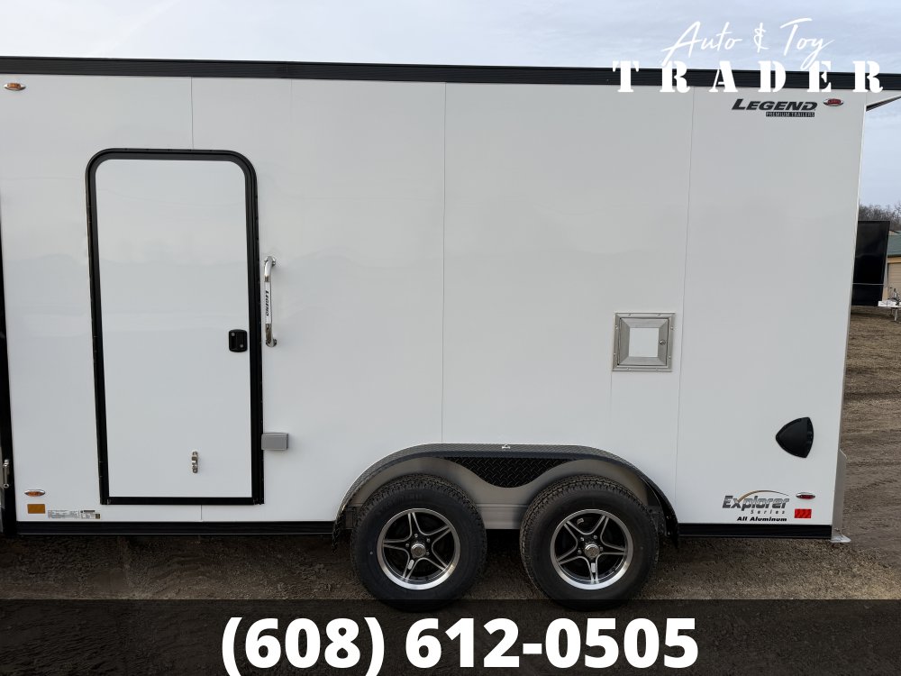 2026 Legend 7.5X19 Aluminum Explorer Snowmobile Trailer