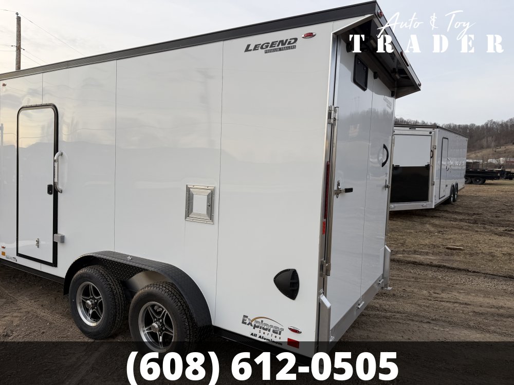 2026 Legend 7.5X19 Aluminum Explorer Snowmobile Trailer