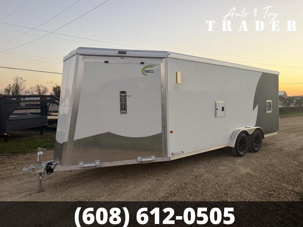 2027 NEO Trailers 7.5X23 Aluminum NASX Snowmobile Trailer
