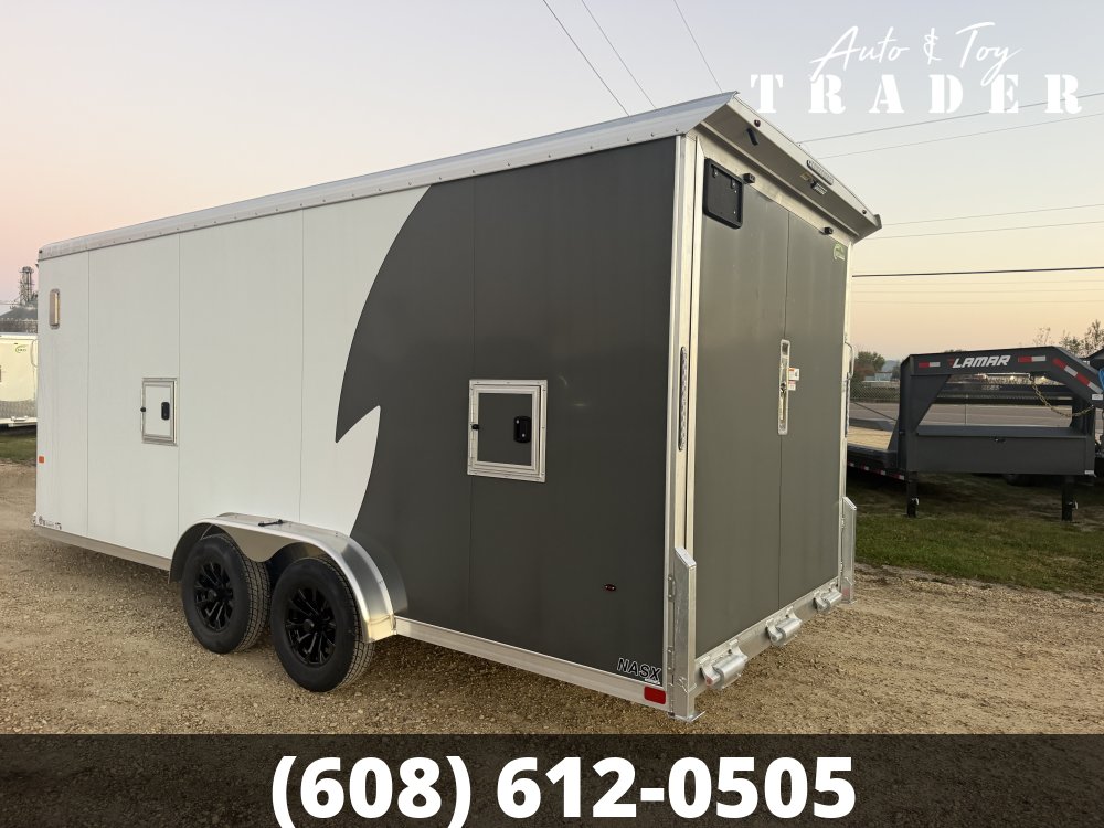 2027 NEO Trailers 7.5X23 Aluminum NASX Snowmobile Trailer