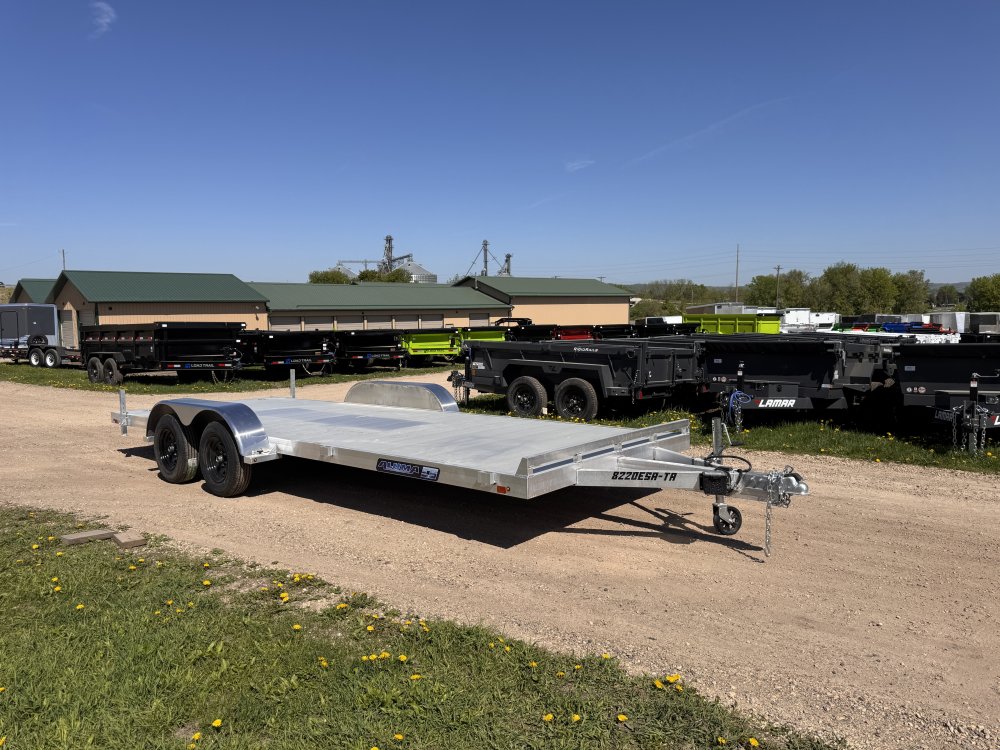 2026 Aluma 8220ESA-TA-EL-R-RTD Aluminum Utility Trailer