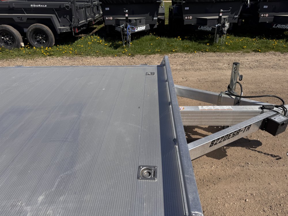 2026 Aluma 8220ESA-TA-EL-R-RTD Aluminum Utility Trailer