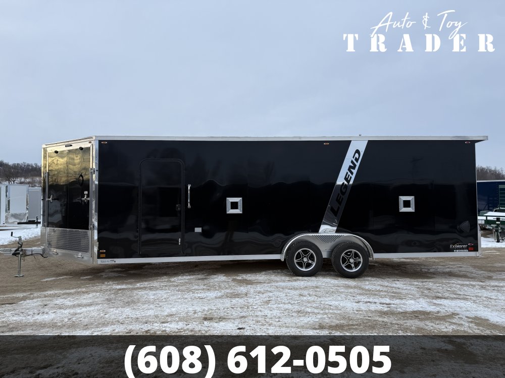 2026 Legend 7.5X29 Aluminum Explorer Snowmobile Trailer