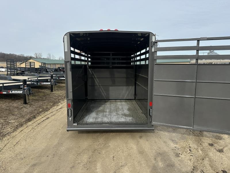 2025 Delta Manufacturing 6X16 Stock Trailer