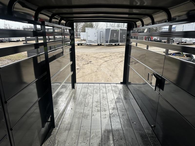 2025 Delta Manufacturing 6X16 Stock Trailer