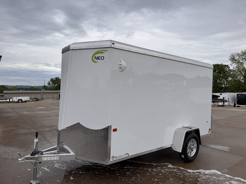 2026 NEO Trailers 6X12 Aluminum NAV Cargo / Enclosed Trailer