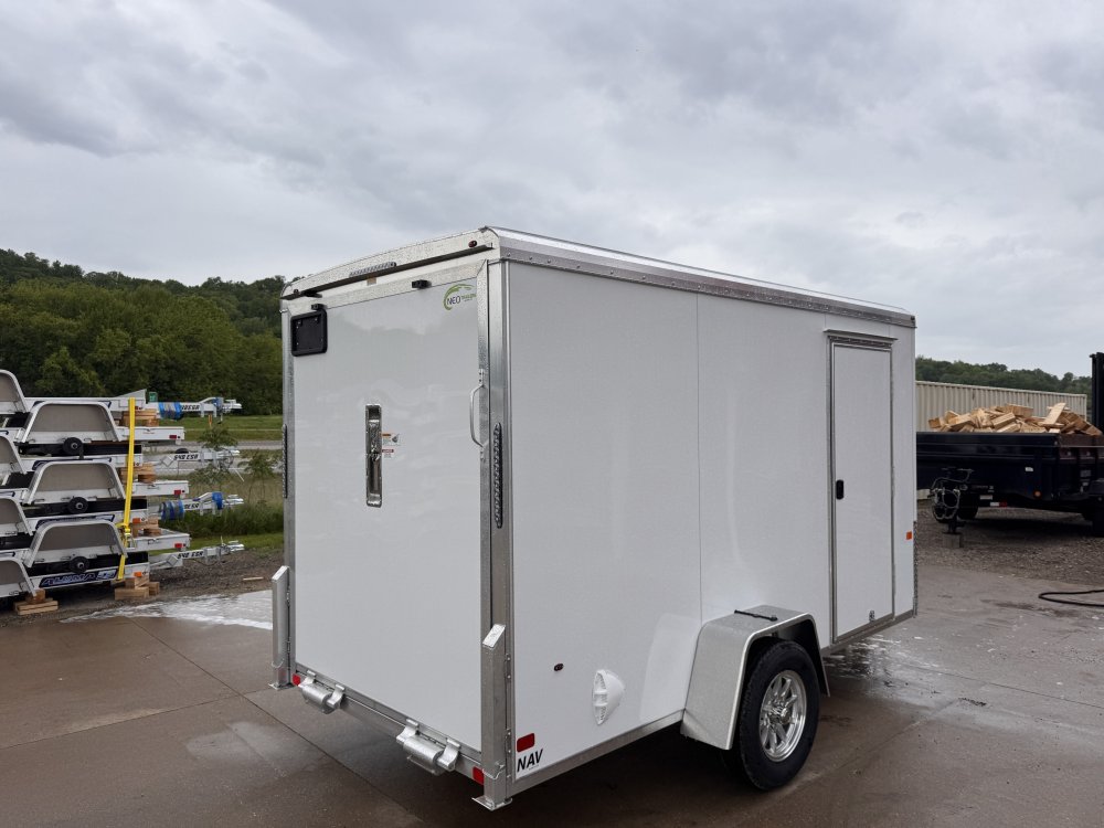 2026 NEO Trailers 6X12 Aluminum NAV Cargo / Enclosed Trailer