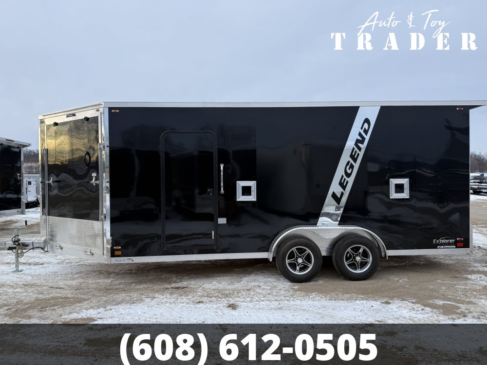 2026 Legend 7.5X23 Aluminum Explorer Snowmobile Trailer