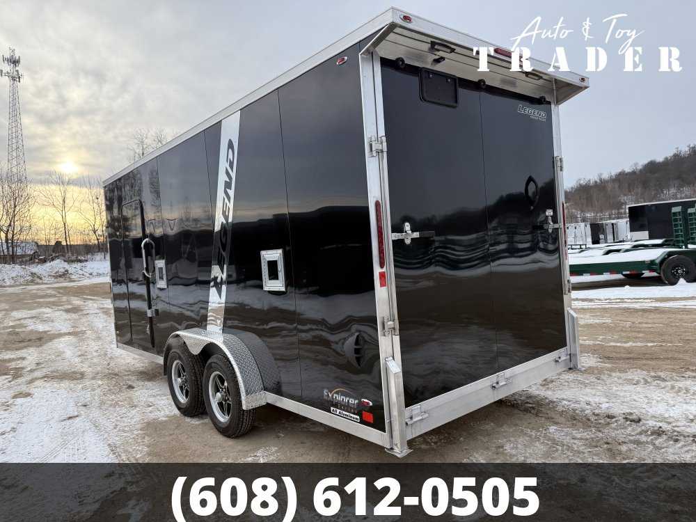 2026 Legend 7.5X23 Aluminum Explorer Snowmobile Trailer