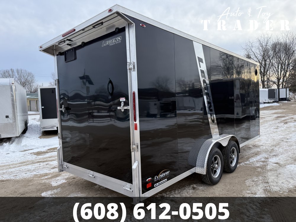 2026 Legend 7.5X23 Aluminum Explorer Snowmobile Trailer