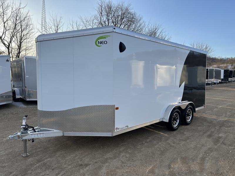 2025 NEO Trailers 7.5X16 Aluminum NAMR Cargo / Enclosed Trailer