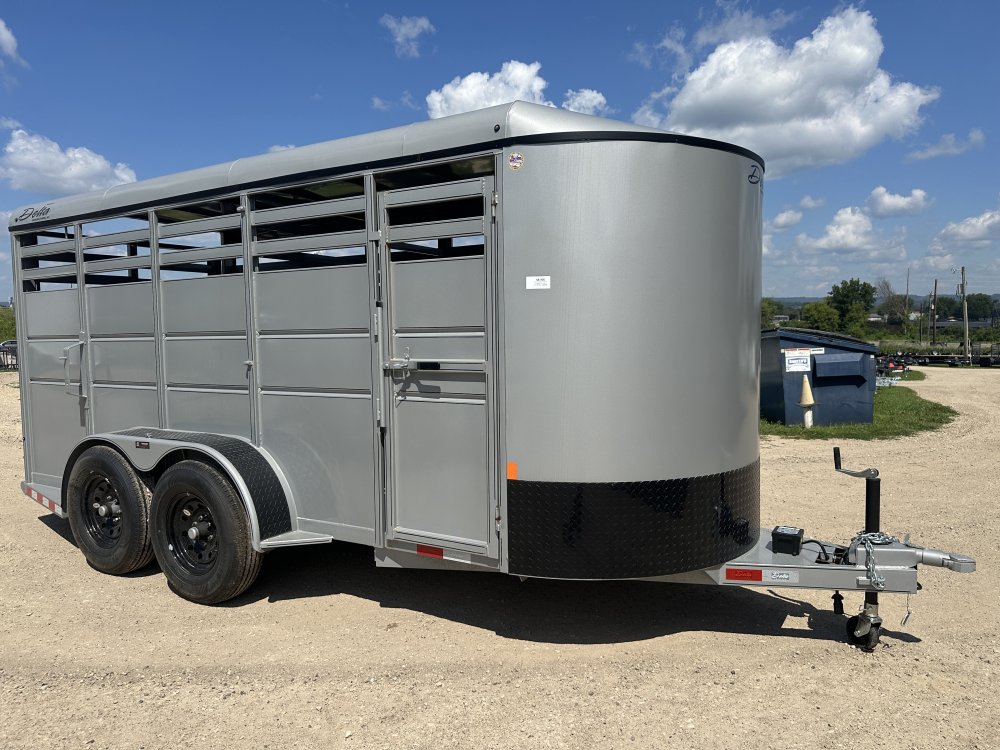 2025 Delta Manufacturing 6X16 Stock Trailer