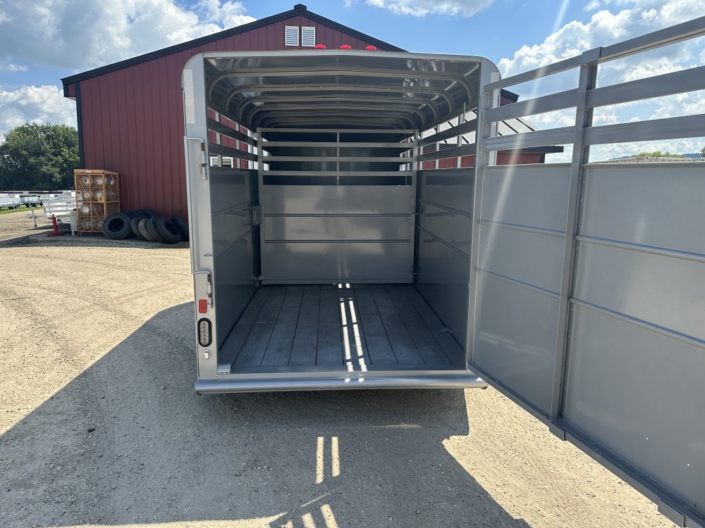 2025 Delta Manufacturing 6X16 Stock Trailer
