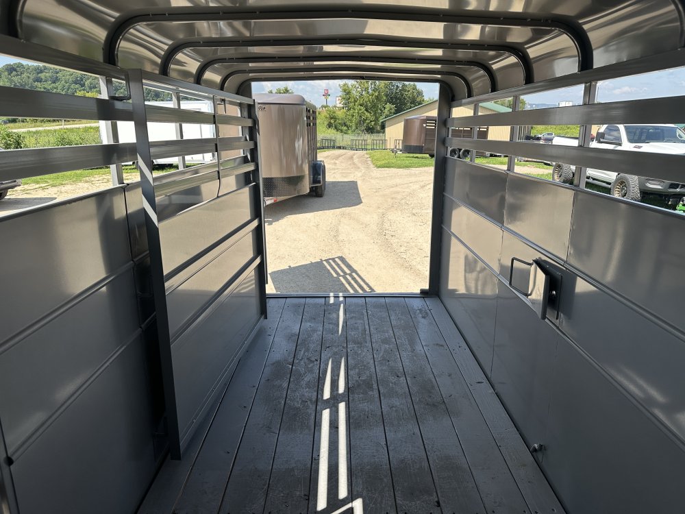 2025 Delta Manufacturing 6X16 Stock Trailer