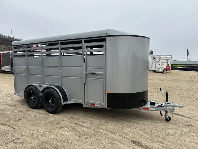 2025 Delta Manufacturing 6X16 Stock Trailer