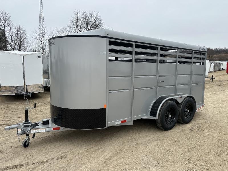 2025 Delta Manufacturing 6X16 Stock Trailer