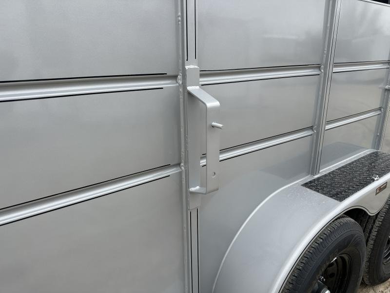 2025 Delta Manufacturing 6X16 Stock Trailer