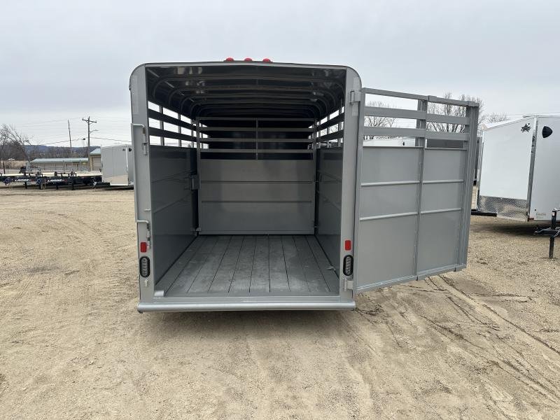 2025 Delta Manufacturing 6X16 Stock Trailer