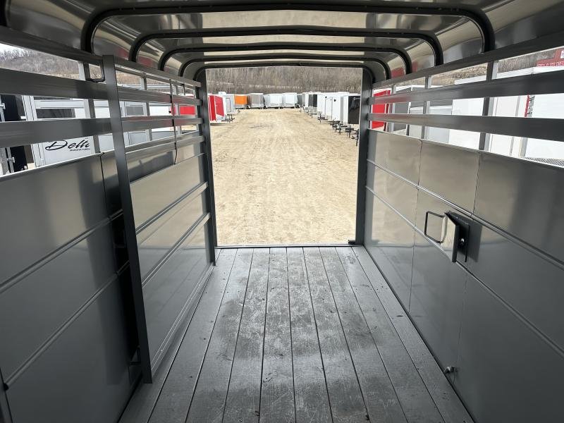 2025 Delta Manufacturing 6X16 Stock Trailer