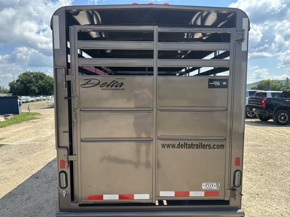 2025 Delta Manufacturing 6X16 Stock Trailer