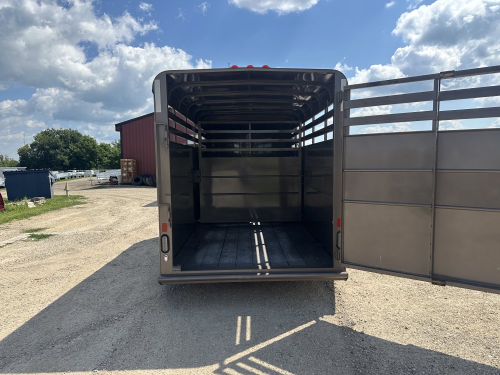 2025 Delta Manufacturing 6X16 Stock Trailer